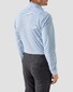 Eton Striped Flexible Four-Way Stretch Shirt Blue