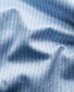 Eton Striped Herringbone King Knit Filo di Scozia Cotton Overhemd Licht Blauw