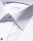 Eton Striped Pique Tuxedo Shirt White