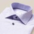 Eton Striped Poplin Shirt Purple