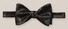 Eton Striped Silk Self Tied Bow Tie Black