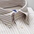 Eton Striped Slim Oxford Overhemd Gebroken Wit