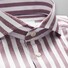 Eton Striped Twill Overhemd Roodroze