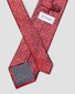 Eton Subtle Abstract Woven Flower Pattern Tie Red