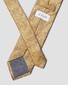 Eton Subtle Abstract Woven Flower Pattern Tie Yellow