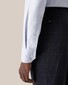 Eton Subtle Checked Rich Texture King Twill Shirt Light Grey