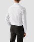 Eton Subtle Contrast Buttons Uni Signature Twill Overhemd Wit