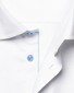 Eton Subtle Contrast Buttons Uni Signature Twill Shirt White