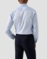 Eton Subtle Contrast Details Uni Signature Twill Overhemd Licht Blauw