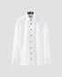 Eton Subtle Contrast Details Uni Signature Twill Shirt White