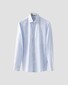 Eton Subtle Contrast Fabric Cotton Lyocell Stretch Overhemd Licht Blauw
