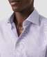 Eton Subtle Contrast Fabric Cotton Lyocell Stretch Overhemd Licht Paars