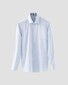 Eton Subtle Contrast Floral Effect Uni Signature Twil Shirt Light Blue