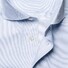 Eton Subtle Faux-Uni Melange Fine Twill Organic Cotton Overhemd Licht Blauw