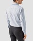 Eton Subtle Faux-Uni Melange Fine Twill Organic Cotton Shirt Light Grey