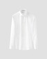 Eton Subtle Faux-Uni Melange Fine Twill Organic Cotton Shirt White