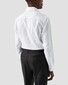 Eton Subtle Faux-Uni Melange Fine Twill Organic Cotton Shirt White