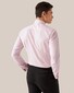 Eton Subtle Geometric Pattern Evening Jacquard Shirt Pink