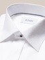 Eton Subtle Geometric Pattern Evening Jacquard Shirt White