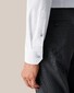 Eton Subtle Geometric Pattern Luxury Dobby Fabric Tonal Buttons Overhemd Wit