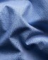 Eton Subtle Geometric Pattern Luxury Dobby Fabric Tonal Buttons Shirt Blue