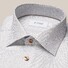 Eton Subtle Herringbone Over Micro Pinstripe Signature Twill Shirt Beige