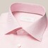 Eton Subtle Micro Houndstooth Luxurious Albini Supima 120 Twill Overhemd Roze