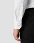Eton Subtle Tonal Herringbone Signature Twill Organic Cotton Shirt White