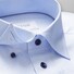 Eton Super Slim Button Under Overhemd Licht Blauw Melange
