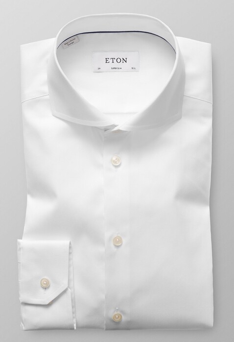 Eton Super Slim Extreme Cutaway Overhemd Wit