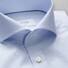 Eton Super Slim Fine Twill Micro Check Overhemd Licht Blauw
