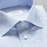 Eton Super Slim Mini Check Contrast Overhemd Licht Blauw