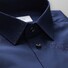 Eton Super Slim Poplin Uni Overhemd Donker Blauw Melange