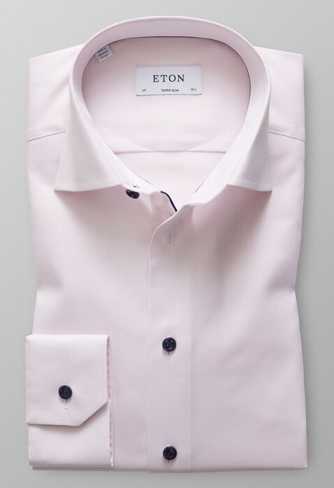 Eton Super Slim Royal Oxford Overhemd Roze