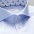 Eton Super Slim Sailboat Contrast Overhemd Licht Blauw Melange
