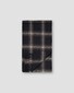 Eton Superfine Merino Check Scarf Navy