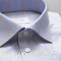 Eton Textured Twill Check Overhemd Diep Blauw