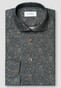 Eton Tonal Fireworks Pattern Subtle Texture Signature Twill Overhemd Bruin