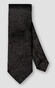 Eton Tonal Paisley Pattern Rich Texture Tie Black