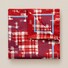 Eton Tweed Fantasy Pocket Square Redpink
