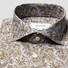 Eton Twill Allover Floral Pattern Fantasy Paisley Overhemd Bruin-Blauw