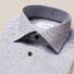 Eton Twill Cutaway Faux Uni Shirt Grey-White