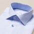 Eton Twill Faux Uni Cutaway Overhemd Lichtblauw-Wit