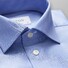 Eton Twill French Cuff Shirt Deep Blue Melange
