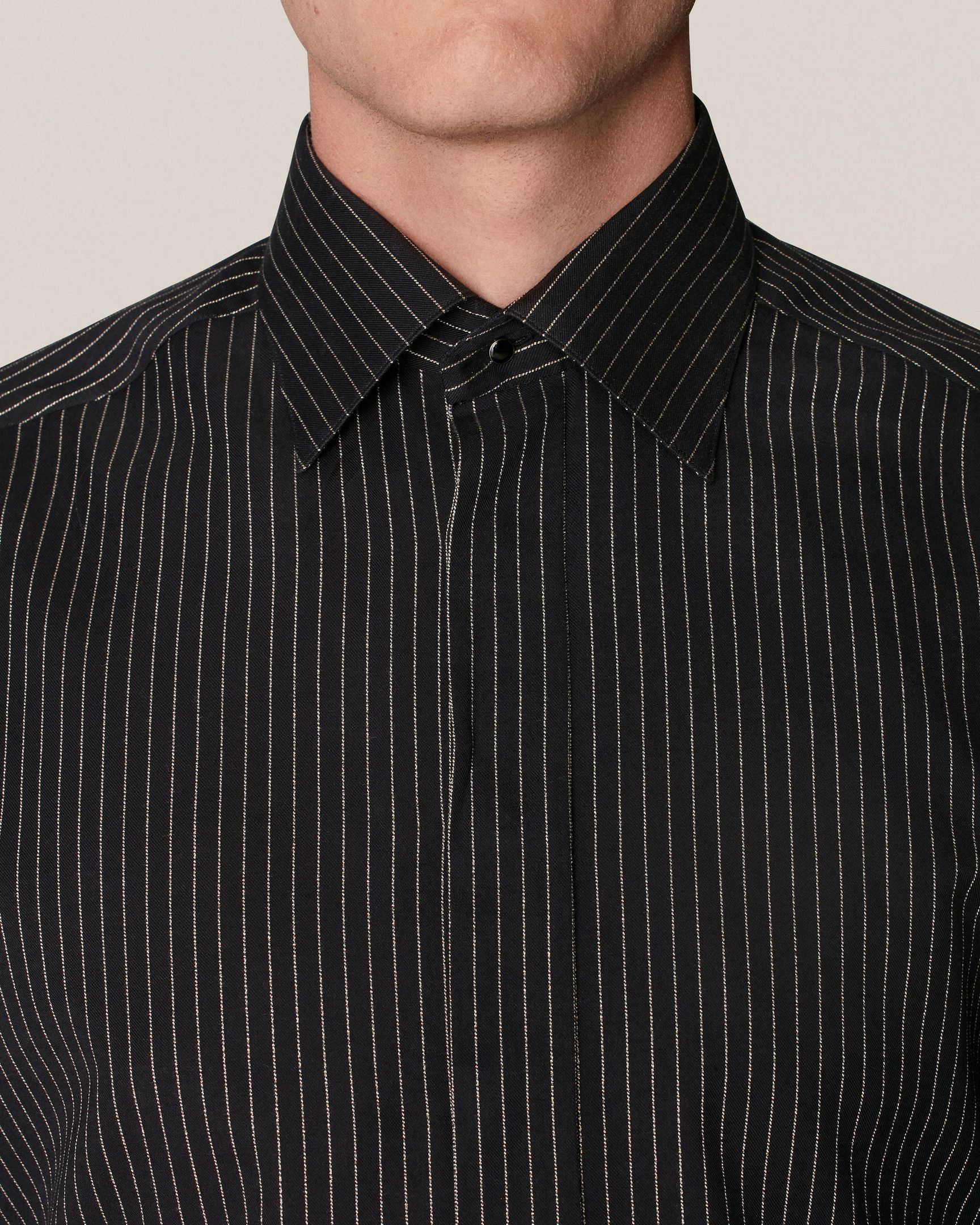 Eton Twill Glitter Pinstripe Tuxedo 