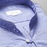 Eton Twill Popover Shirt Overhemd Avond Blauw