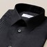 Eton Twill Stretch Pointed Collar Overhemd Zwart