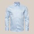 Eton Twill Stretch Uni Subtle Contrast Overhemd Licht Blauw