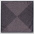 Eton Two-Face Patterned Wool Pocket Square Navy