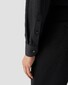 Eton Ultra Soft Plain Color Four-Way Stretch Shirt Black